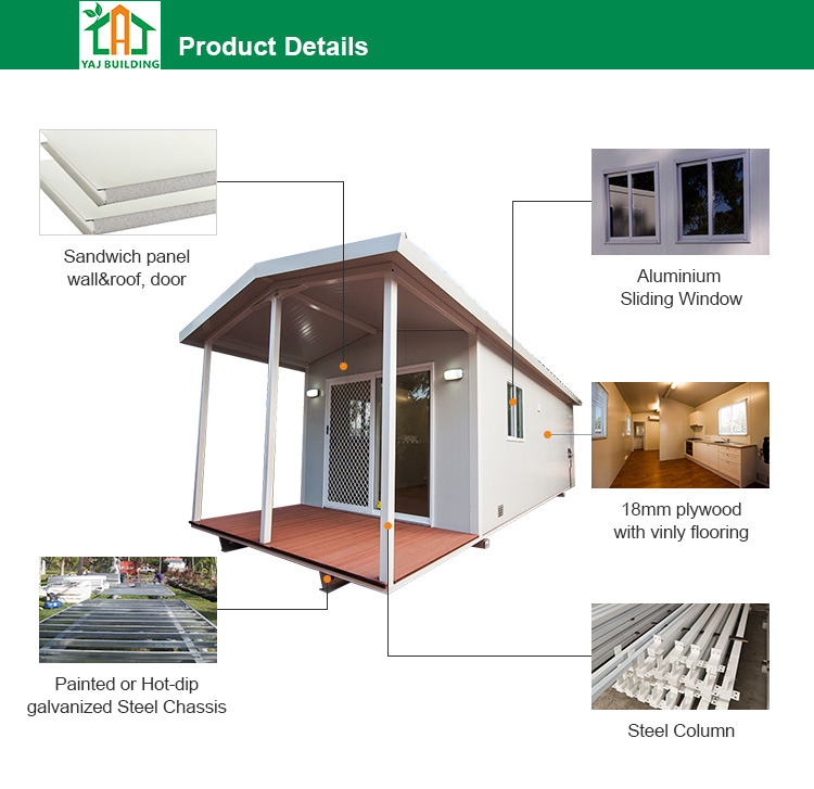 Customized portable house details